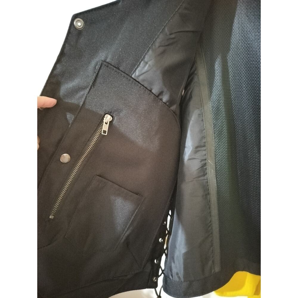 M659) Street & Steel 2nd Amendment Black Leather Motorcycle Vest Size 4XL.Nwot - Picture 9 of 9